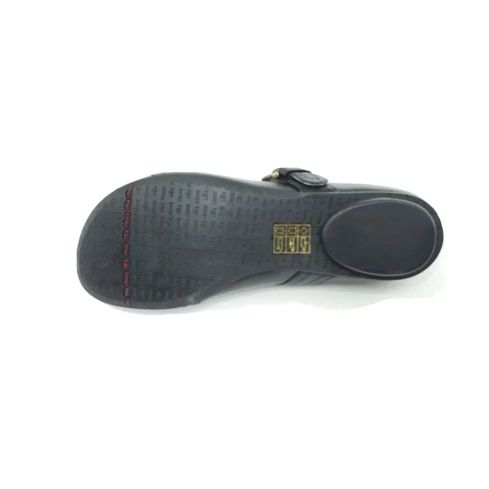 Miz Mooz Classic Black Mary Jane Flat Shoe